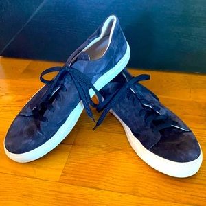 To Boot New York Blue Suede Sneaker